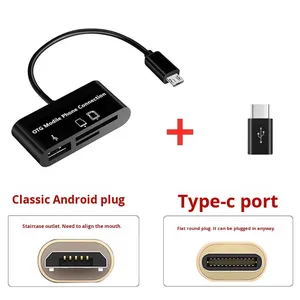 Factory Direct Supply ABS Black White USB 2.0 One <strong>Card</strong> <strong>Reader</strong> for SD MS <strong>Memory</strong> <strong>Cards</strong> External for Notebook 3 Tablet Idino - Product Image 5
