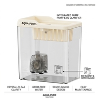 Aquarium écologique transparent lumineux en plastique carré pour petits poissons, idéal pour le salon ou le bureau