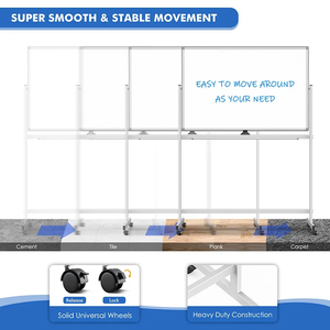ไวท์บอร์ดแม่เหล็กกรอบอลูมิเนียมขนาด60X45ซม. ทำจาก100% ไวท์บอร์ดมาตรฐานสำหรับเด็กออฟฟิศออกแบบได้ตามต้องการ - Product Image 5