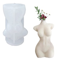 Molde de silicone 3d nude, moldes de argila para mulheres e homens, arte corporal, moldes de resina epóxi