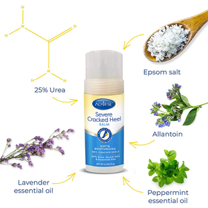 Etiqueta Privada que suaviza la hidratación del pie, bálsamo reparador del talón agrietado, para la salud del pie, <span class=keywords><strong>25</strong></span>% <span class=keywords><strong>Urea</strong></span> - Product Image 5