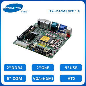 Computador Core I9 Pentium 11st Gen 10th Gen scheda madre Mini <span class=keywords><strong>Itx</strong></span> Lga1200 Ram <span class=keywords><strong>Ddr4</strong></span> 3200 Placa Mae H510 - Product Image 2