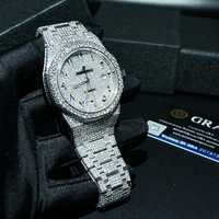 Reloj Mecánico de Moissanita de Alta Calidad, Listo para Exportación, con Esfera Personalizada, Automático, de Lujo, para Uso Diario