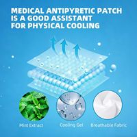 20 Patchs Refroidissants SpeedyAid pour Enfants et Adultes - Coussinets en Gel Doux pour Soulager la Fièvre, l'Inconfort et la Douleur, Apaisent les Maux de Tête