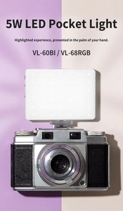 Miroir portable avec lumière d'appoint pour selfie et maquillage, idéal pour la photographie vidéo, YouTube et les studios, avec luminosité réglable - Product Image 1
