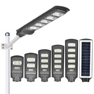 Giá bán buôn ngoài trời tất cả trong một <span class=keywords><strong>LED</strong></span> năng lượng mặt trời ánh sáng đường phố 50 W 60watt 100W 150W 200W 250 Watt cảm ứng tích hợp - Product Image 1