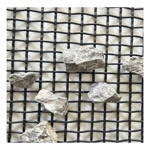 Maille métallique en acier au manganèse résistant à l'usure, maille métallique tissée, maille métallique en acier enroulée, maille métallique découpée, pièces de machines minières - Product Image 5