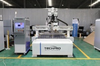 Machine de gravure CNC sur bois 1325 1530, routeur CNC à lame de scie pour le bois, machine de découpe ATC, prix du routeur CNC