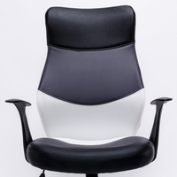 Fauteuil de Direction Pivotant en Cuir, Dossier Haut, Hauteur Réglable, Idéal pour Bureau, Vente en Gros