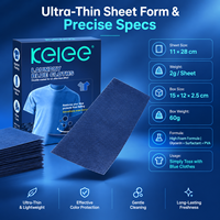 Feuilles de bleuage pour linge KELEE personnalisables avec logo, à dissolution rapide, formule concentrée pour vêtements bleus et jeans
