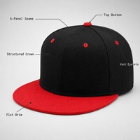 Casquette de baseball sportive haut de gamme à visière plate, style bicolore, en pur coton, décontractée pour hommes et femmes
