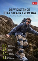 Exosquelette d'assistance à la hanche Powrknee, protection professionnelle, léger, en alliage d'aluminium, combinaison robotique pour la course, la marche et l'escalade