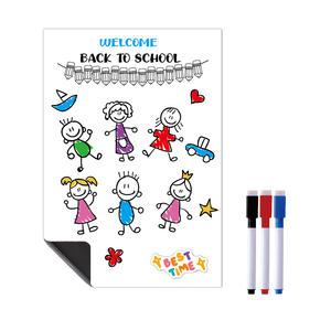Aimants de réfrigérateur faciles à effacer pour enfants Logo personnalisé écologique sûr jouet cadeau d'éducation précoce pour les enfants - Product Image 2