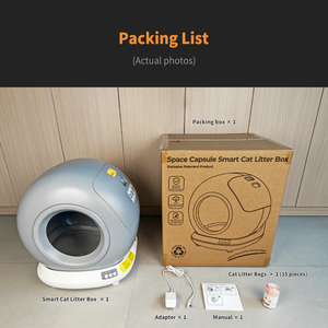 PETAOK OEM WiFi Self Cleaning <strong>Cat</strong> <strong>Litter</strong> Box Smart Automatic Toilet Robot App Control 78L Large ABS Material Multiple <strong>Cats</strong> - Product Image 6