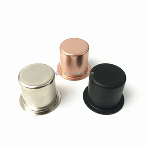 Cobre hecho a mano latón cristal té luz velas <span class=keywords><strong>tazas</strong></span> decorativas linterna al aire libre centros de mesa bodas acero velas palos - Product Image 5