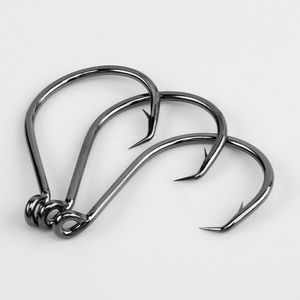 Teaser SSW lên mắt vòng tròn biển câu cá móc 2/0 3/0 4/0 5/0 6/0 7/0 8/0 9/0 10/0 câu cá Thép carbon cao nước mặn móc duy nhất - Product Image 4