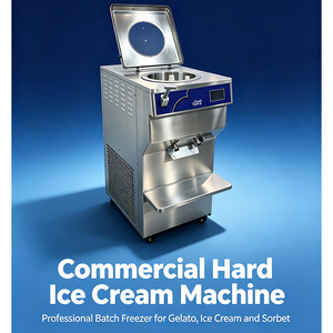 Máquina de Helados Vertical de 30L de Fácil Operación, Máquina Comercial para Hacer Gelato y Helados Duros para Heladería - Product Image 1
