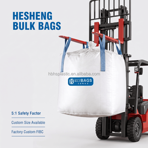 Factory OEM Custom 500kg 1000kg 1500kg 1 Ton 2 Tons Super Sack Ton Jumbo Big <strong>FIBC</strong> Bulk <strong>Bag</strong> - Product Image 1
