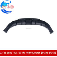 Kit carrosserie arrière noir piano brillant pour BYD SONG PLUS 2023-2025 – Accessoires extérieurs pour pare-chocs arrière et lèvre de carrosserie
