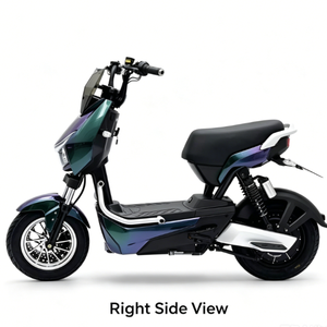 Motocicleta Eléctrica Inteligente Digital de Acero al Carbono de 48V 1000W para Adultos, Llantas Neumáticas de 14 Pulgadas, 3 Velocidades, Suspensión Trasera, para 2 Personas - Product Image 4
