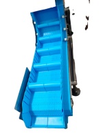 Máquina Transportadora de Banda Inclinada en Forma de Z de Grado Alimenticio para Frutas, Verduras, Granos y Alimentos Congelados con Tolva, Precio de Fábrica en China