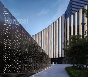 Panneau composite en aluminium perforé personnalisable Usine Façade architecturale Panneau décoratif de fixation troué Couvertures pour galeries - Product Image 1