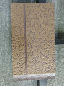 Trang trí kim loại siding Bảng điều khiển, đá gỗ hạt bên ngoài bức tường Ốp cho biệt thự xây dựng thương mại - Product Image 5