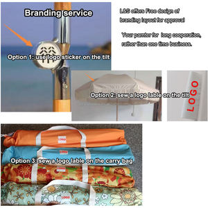 Портативный деревянный Зонт с кисточками - Product Image 4