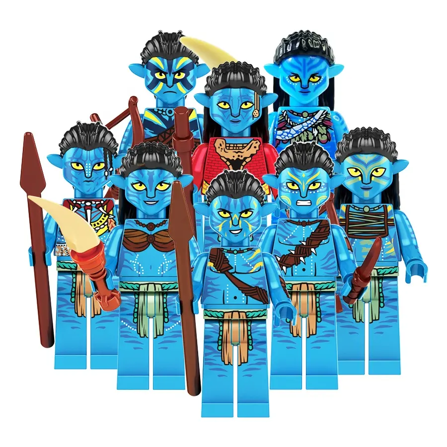 FD1006 Movie The Way of Water Character Jake Sully Neytiri Movie Fans Mini Building Blocks Figures For Children Toy Gift