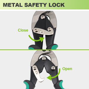 Ánh nắng mặt trời chuyên nghiệp hàng không snip Cutter ngay thẳng kim loại cắt thiếc kéo với thép xử lý và lưỡi thép không gỉ - Product Image 3