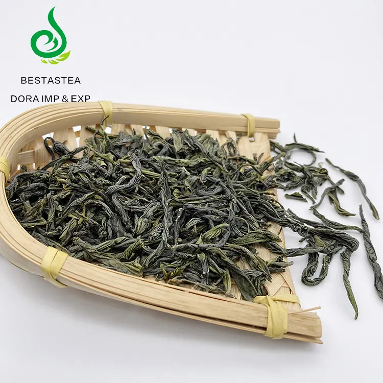 Quick Shipment Time private label Natural Melon Seed Green Loose tea Liu An Gua Pian Green Tea