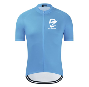 Maillot de Ciclismo de Manga Corta en Color Sólido, Múltiples Colores, Transpirable, de Secado Rápido, con Bolsillos Traseros para Ciclismo al Aire Libre - Product Image 1