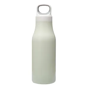 2022 Neue tragbare, farb isolierte Sport-Trinkwasser flasche aus Edelstahl 304