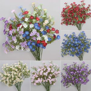 Bouquet de fleurs artificielles en soie Cosmos, grande taille, pour décoration de mariage, arrangement floral, ornement de salon, accessoires DIY - Product Image 3