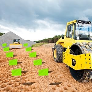 Customizable Logo Various Colors for Outdoor Garden Arena Construction Site Warning Mini <strong>Flags</strong> - Product Image 3