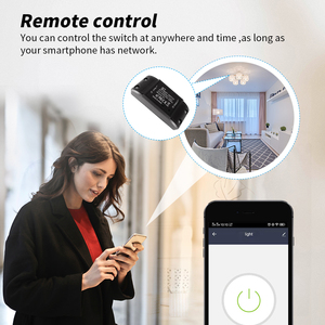 Dispositif intelligent pour la maison SIXWGH Cozylife Home Assistant 10A <span class=keywords><strong>WiFi</strong></span>, interrupteur contrôlé par la voix Alexa, compatible AC 110V/220V, pas de hub requis, <span class=keywords><strong>module</strong></span> à distance. - Product Image 3