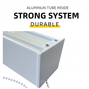 Hướng dẫn sử dụng kiểm soát nửa màn tùy chỉnh con lăn cửa chớp Zebra Rèm cho home & khách sạn được xây dựng trong cài đặt thiết kế đồng bằng - Product Image 2