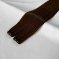 Extensions de cheveux vietnamiennes en gros, invisibles, fines, sans couture, double trame, Genius Weft