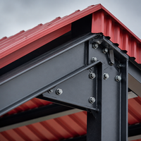 Entrepôt à structure métallique pour le stockage de bobines d'acier, bâtiment préfabriqué à portique robuste, fabricant direct d'usine