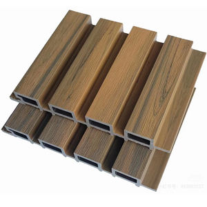 Revêtement mural décoratif extérieur anti-UV en WPC, panneau mural en composite bois-plastique co-extrudé - Product Image 1