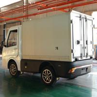 Nouveau Mini Camionnette Électrique Endurance Micro Pickup Cargo Van 300 km Livraison Dernier Kilomètre Roue Motrice Automatique Petit Camion Segment
