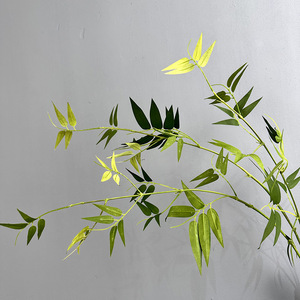 Hojas de Bambú Artificiales de Plástico, Planta Decorativa para Jardín, Adorno para el Hogar, Plantas Artificiales, Follaje Artificial, Vegetación - Product Image 3