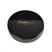 Boîte à bijoux ronde en bois à finition brillante, doublure en velours noir, logo personnalisé, boîte en bois pour collier, bracelet, bijoux, vente au détail et cadeau de marque
