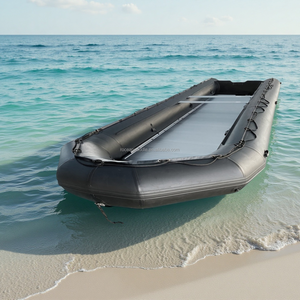 Bateau pneumatique de sauvetage maritime et de transport lourd 7M 8M 9M <span class=keywords><strong>10M</strong></span> en Hypalon PVC avec plancher en aluminium, capacité de charge élevée, vente directe usine - Product Image 1