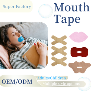 Strisce Adesive per la Bocca OEM Senza Lattice, Traspiranti, Ipoallergeniche, Senza Irritazioni, a Forma di Labbra in Seta, Anti-russamento - Product Image 2