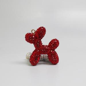 Liontin jimat kreatif balon anak anjing Aksesori gantungan kunci peledak air berlian mobil Hangover tas wanita - Product Image 4