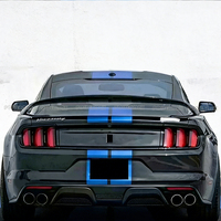 Aileron de coffre style GT350 en fibre de carbone pour Ford Mustang 2015-2017