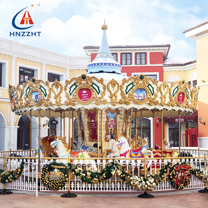 Parque de atracciones eléctrico personalizable, carrusel de caballos, carrucel de caballitos, paseo para niños y adultos - Product Image 2