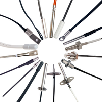 Capteurs de température LINKUN NTC Thermistor 5K 10K 50K 100K avec borne annulaire et trous de fixation par vis, précision 1%, -40°C à +125°C