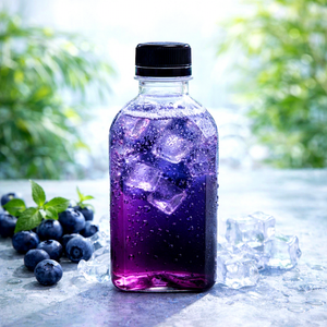 Industrial 220ml Virgin PET Square Bottle with Screw <b>Cap</b> Food-Safe Leak-Proof Transparent <b>Plastic</b> Durable and Easy to Use - Product Image 1